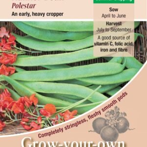 Kings Seeds Runner Bean Polestar 45 Seeds