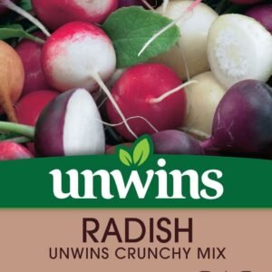 Unwins Radish (Globe) Unwins Crunchy Mix 400 Seeds