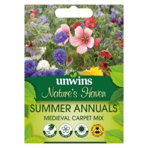 Unwins Flower Meadow mix Medieval Carpet Mix - 4g Seeds