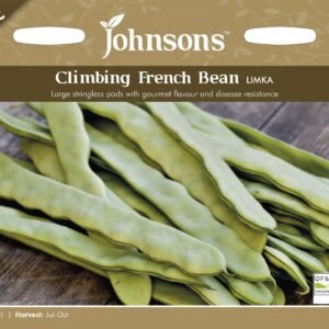 Johnsons Organic Climbing French Bean Limka 50 Seeds