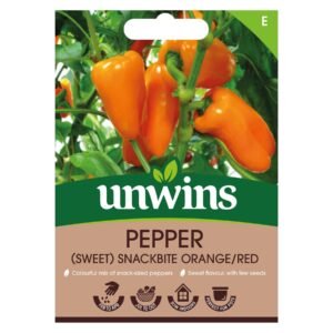 Unwins Vegetable Pepper Snackbite Orange&Red Seed