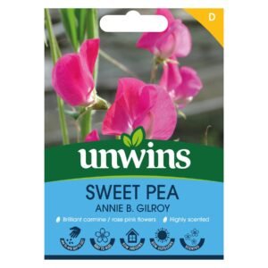 Unwins Flower Sweet Pea Annie B. Gilroy - 21 Seeds