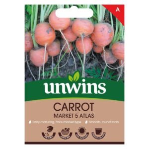 Unwins Vegetable Carrot Market 5 Atlas - 750 Seeds