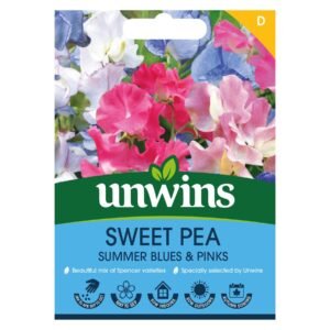 Unwins Fower Sweet Pea Summer Blues & Pinks Seed