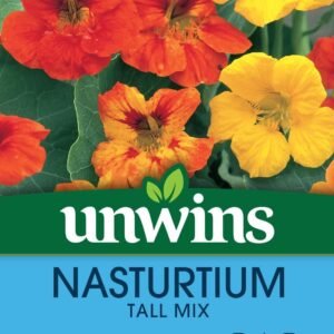 Unwins Nasturtium Tall Mix 35 Seeds