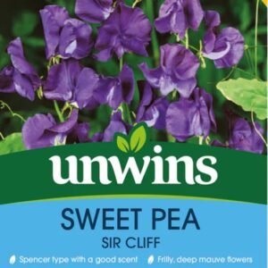 Unwins Flower Sweet Pea Sir Cliff - 11 Seeds